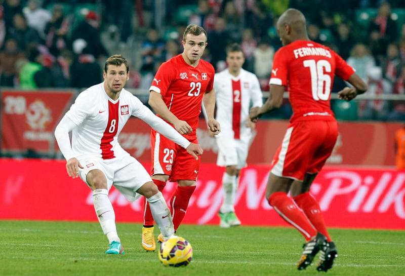 Football. International Friendly. Poland - Switzerland. 18.11.2014