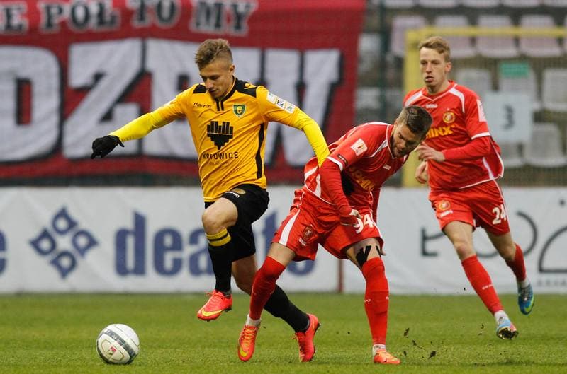 Football. I Liga. Widzew Lodz - GKS Katowice. 22.11.2014