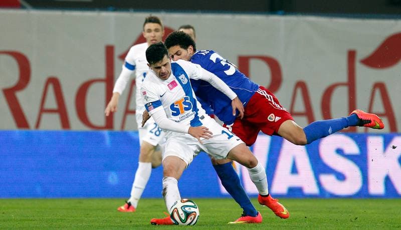 Football. T-Mobile Ekstraklasa. Piast Gliwice - Lech Poznan. 23.09.2013