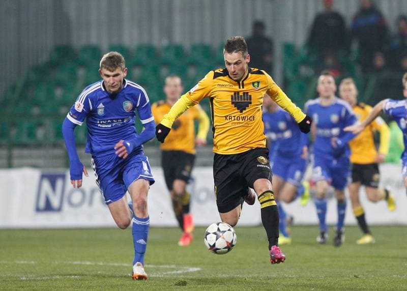 Football. I Liga. GKS Katowice - Miedz Legnica. 29.11.2014