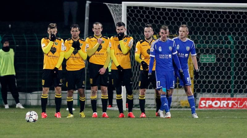 Football. I Liga. GKS Katowice - Miedz Legnica. 29.11.2014