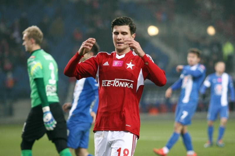 Football. T-Mobile Ekstraklasa. Wisla Krakow - Lech Poznan. 07.12.2014