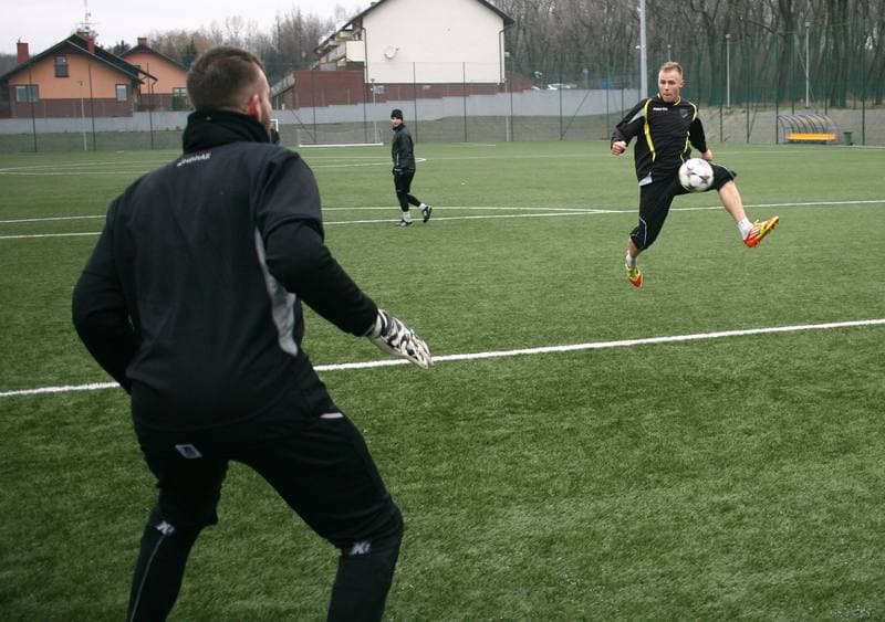 Football. GKS Katowice. Training. 07.08.2014