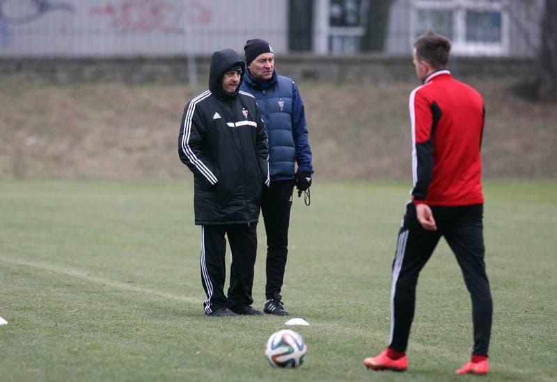 Football. Gornik Zabrze. Training. 12.11.2013