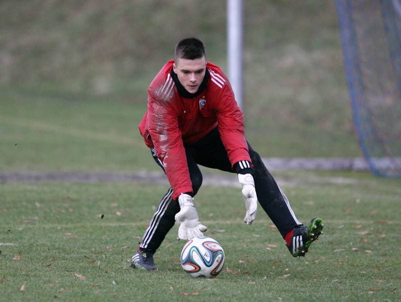 Football. Gornik Zabrze. Training. 12.11.2013