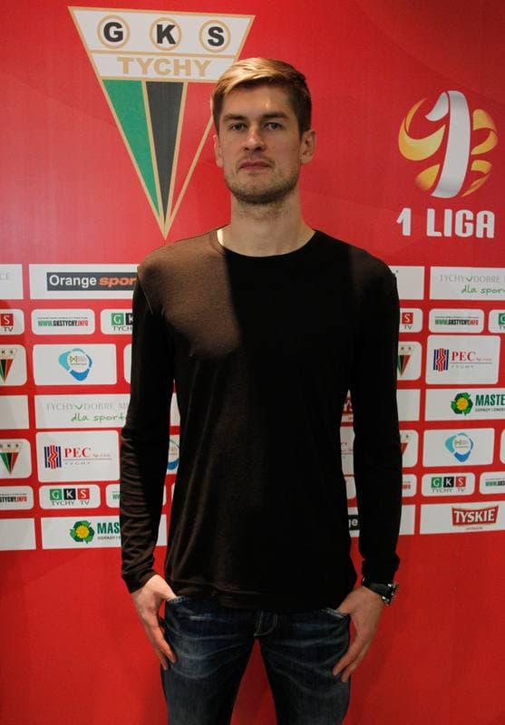 Football. GKS Tychy. Press Conference. 15.01.2015