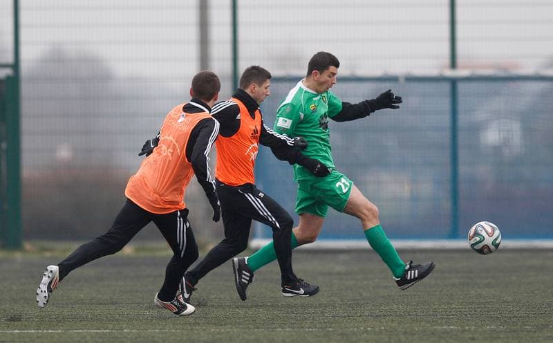 Football. Friendly Match. GKS Belchatow - GKS Katowice. 21.01.2015