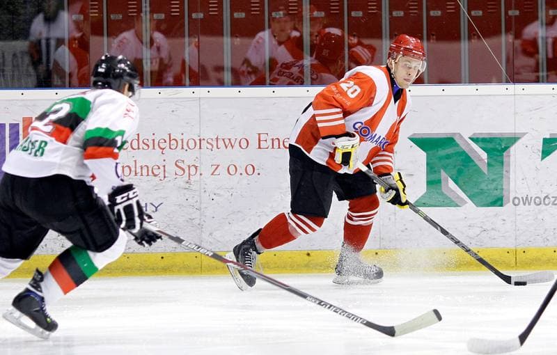 Ice Hockey. Polska Hokej Liga. GKS Tychy - Comarch Cracovia Krakow. 19.01.2014