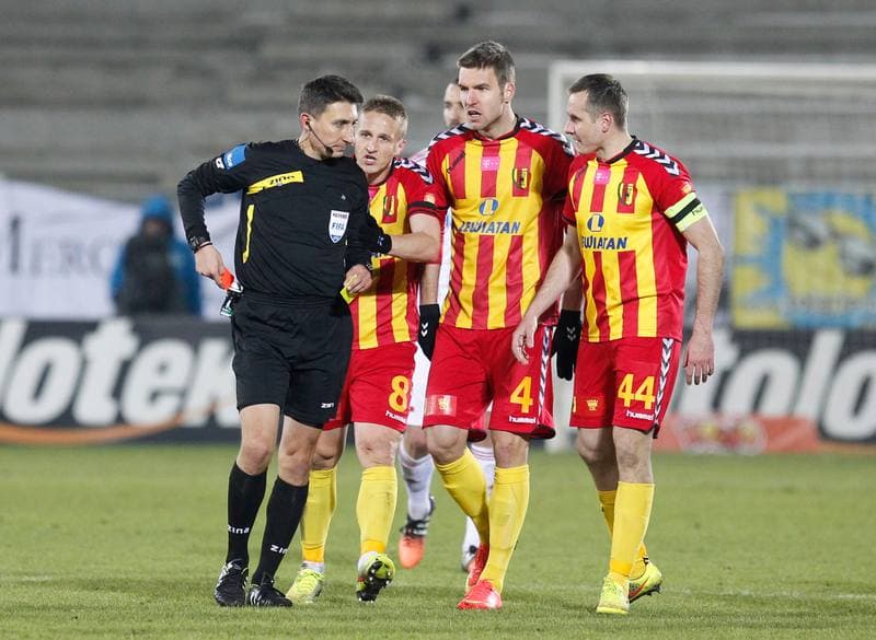 Football. T-Mobile Ekstraklasa. Gornik Zabrze - Korona Kielce. 01.03.2014