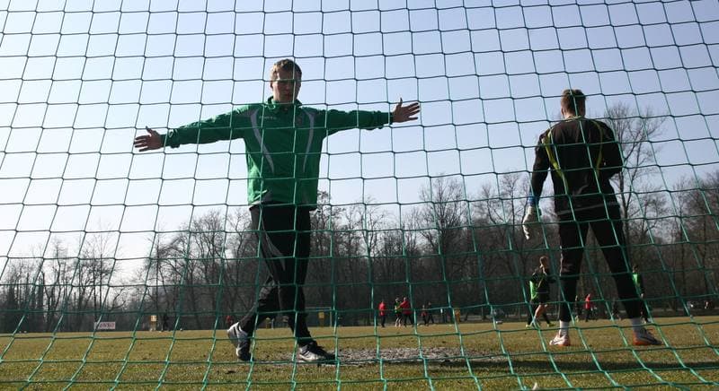Football. GKS Katowice. Training. 07.08.2014