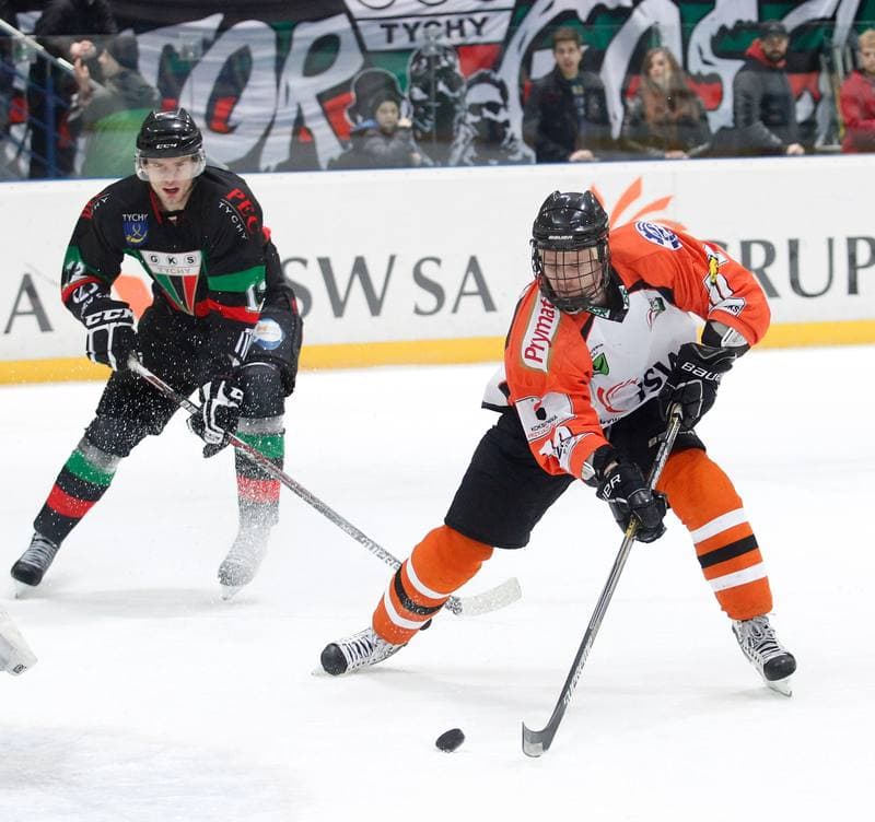 Ice Hockey. Polska Hokej Liga. JKH GKS Jastrzebie - GKS Tychy. 24.03.2015