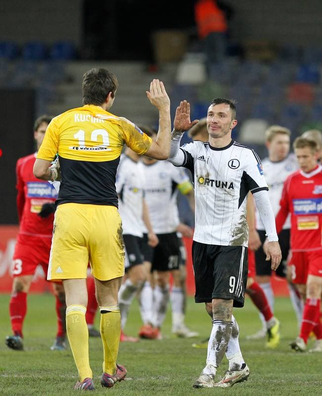 Football. Polish Cup. Podbeskidzie Bielsko Biala - Legia Warsaw. 01.04.2015