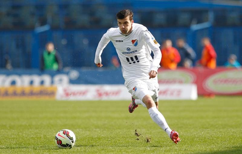 Football. SYNOT Liga. Banik Ostrava - Viktoria Plzen. 05.04.2015