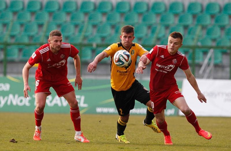Football. I Liga. GKS Katowice - Bytovia Bytow. 11.04.2015