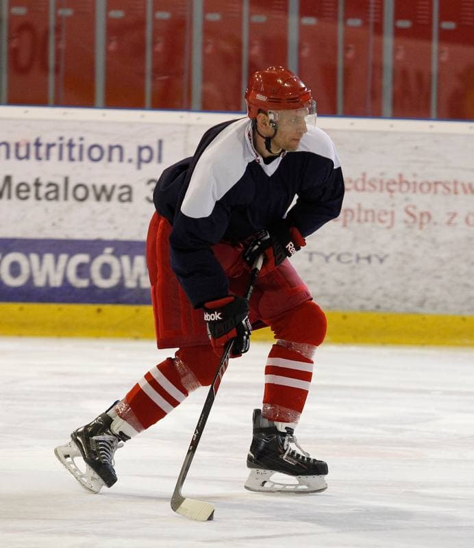 Ice Hockey. Poland national team. Training. 14.04.2015