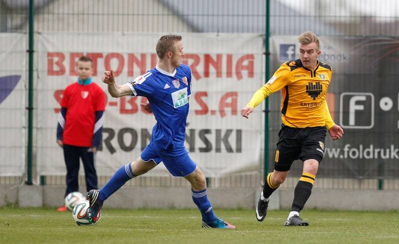 Football. I Liga. Pogon Siedlce - GKS Katowice. 19.04.2015