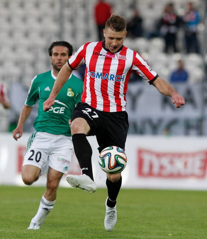 Football. T-Mobile Ekstraklasa. Cracovia Krakow - GKS Belchatow. 10.05.2015