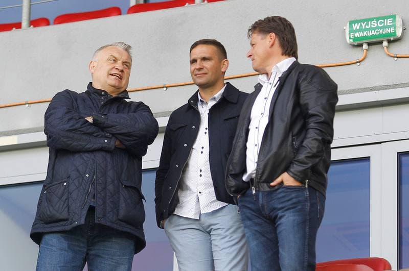 Football. T-Mobile Ekstraklasa. Cracovia Krakow - GKS Belchatow. 10.05.2015