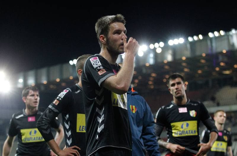 Football. T-Mobile Ekstraklasa. Cracovia Krakow - Korona Kielce. 22.05.2015