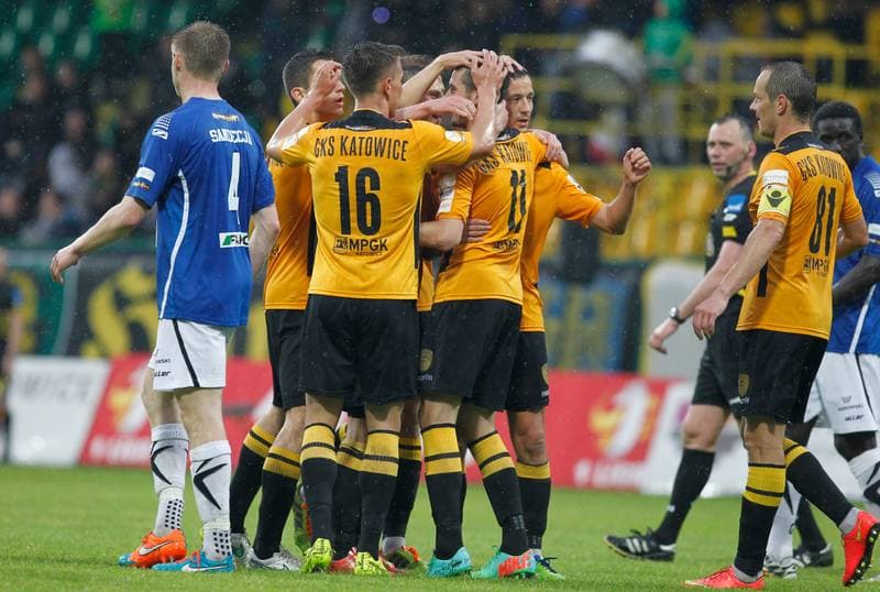 Football. I Liga. GKS Katowice - Sandecja Nowy Sacz. 23.05.2015