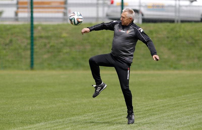 Football. Zaglebie Sosnowiec. Training. 25.06.2015