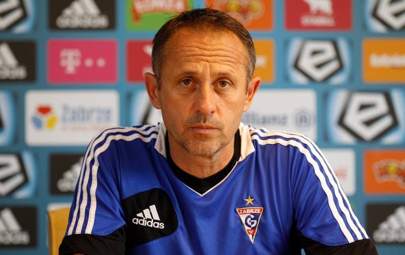 Football. Gornik Zabrze. Press Conference. 06.08.2015