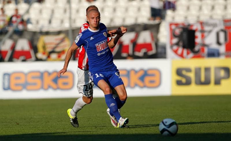 Football. T-Mobile Ekstraklasa. Cracovia Krakow - Piast Gliwice. 13.03.2015