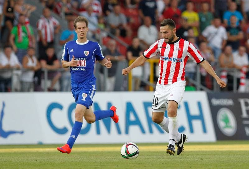 Football. T-Mobile Ekstraklasa. Cracovia Krakow - Piast Gliwice. 13.03.2015