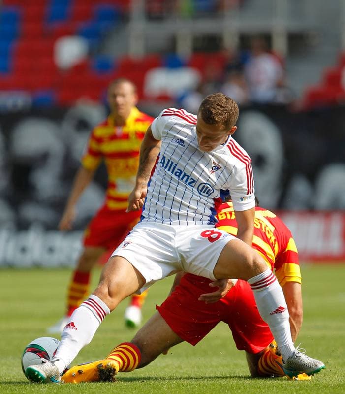 Football. T-Mobile Ekstraklasa. Gornik Zabrze - Jagiellonia Bialystok. 08.08.2014