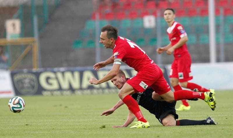 Football. Sparing. Zaglebie Sosnowiec - Gornik Zabrze. 18.01.2014