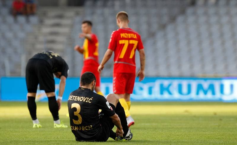 Football. PKO BP Ekstraklasa. Korona Kielce - Cracovia Krakow. 14.08.2015