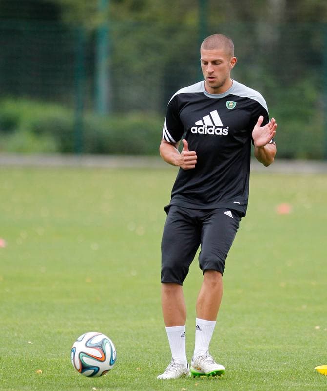 Football. GKS Katowice. Training. 07.08.2014