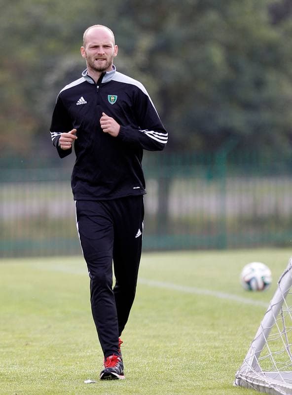 Football. GKS Katowice. Training. 07.08.2014