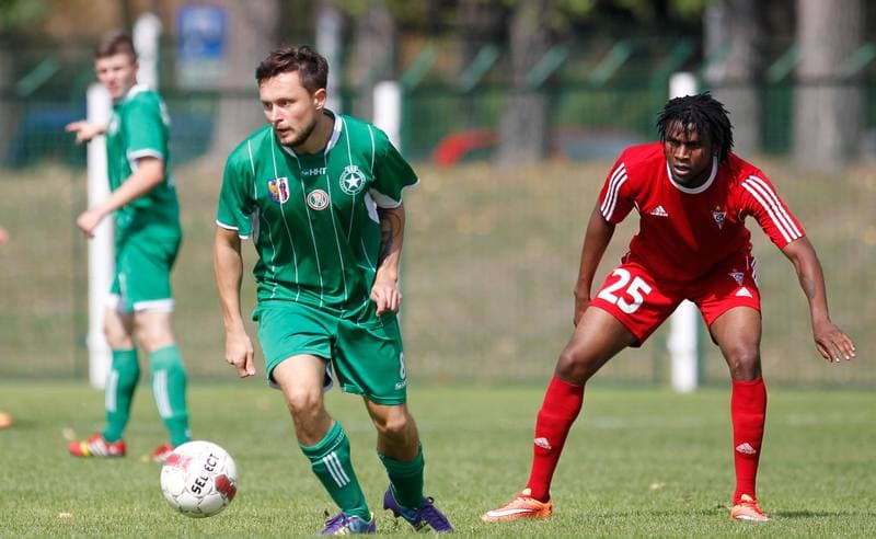 Football. III Liga. Grunwald Ruda Slaska - Gornik II Zabrze. 06.09.2014