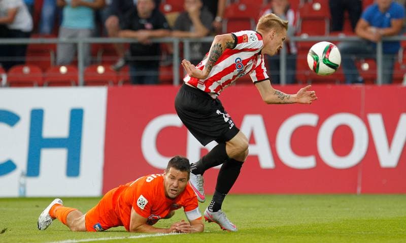Football. PKO BP Ekstraklasa. Cracovia Krakow - Termalica Bruk Bet Nieciecza. 12.09.2015