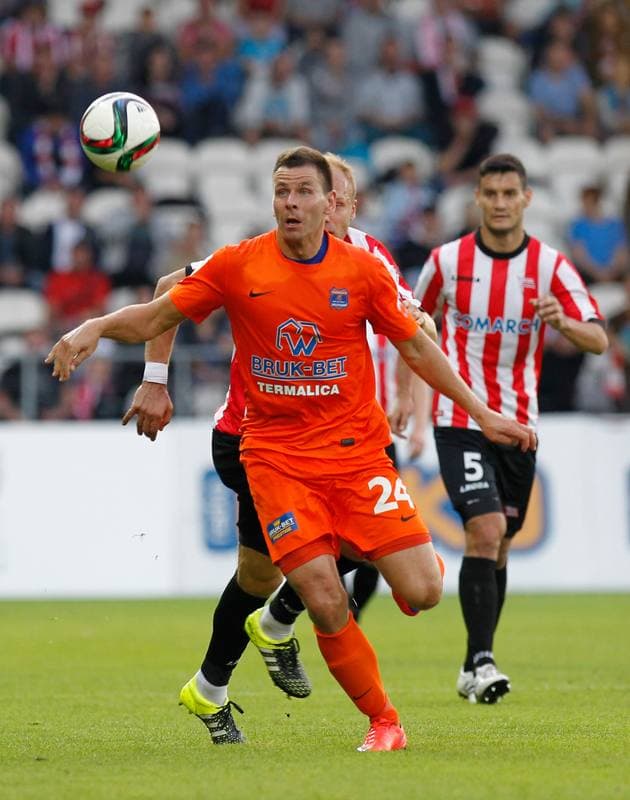 Football. PKO BP Ekstraklasa. Cracovia Krakow - Termalica Bruk Bet Nieciecza. 12.09.2015