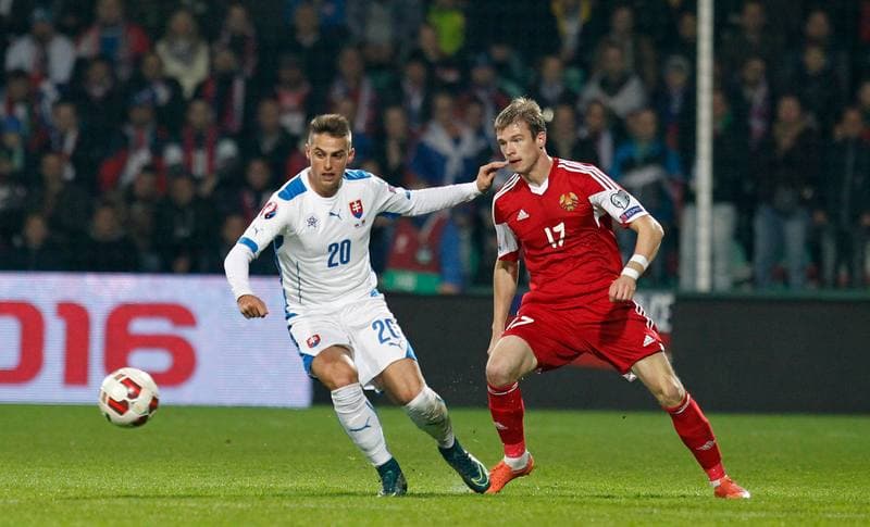 Football. UEFA Euro 2016 Qualifiers. Slovakia - Belarus. 09.10.2015