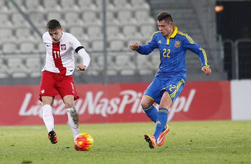 Football. International Friendly. Poland U21 - Ukraine U20. 16.11.2015
