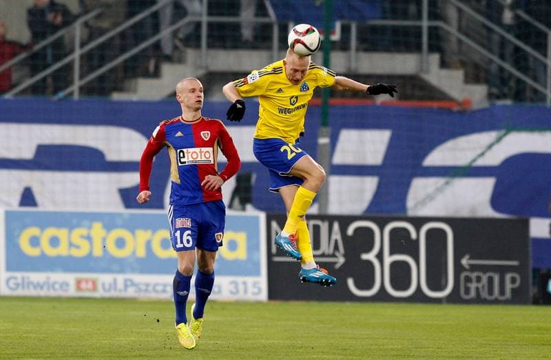 Football. PKO BP Ekstraklasa. Piast Gliwice - Ruch Chorzow. 27.11.2015