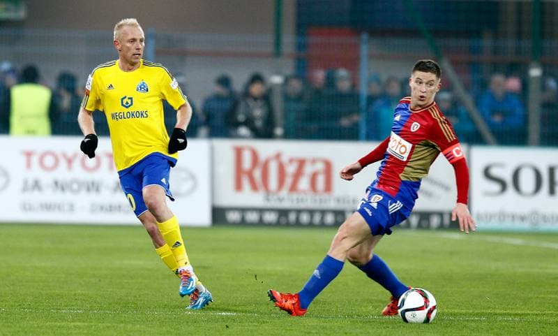 Football. PKO BP Ekstraklasa. Piast Gliwice - Ruch Chorzow. 27.11.2015