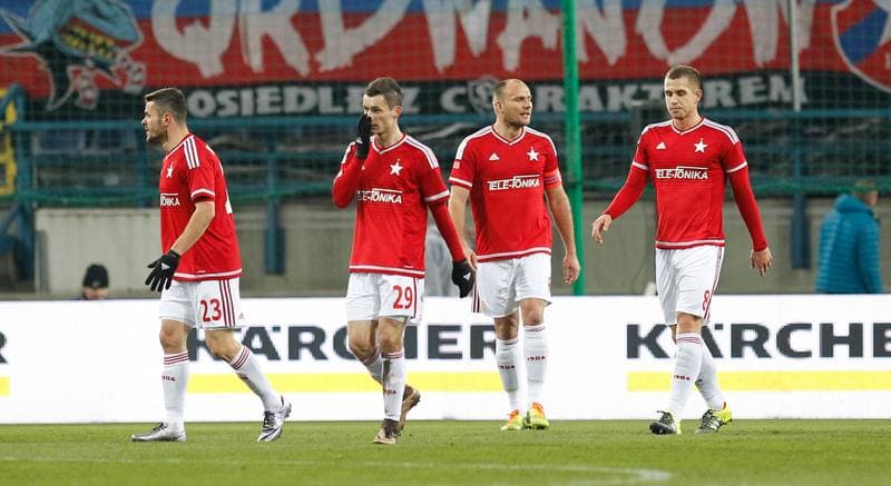 Football. T-Mobile Ekstraklasa. Wisla Krakow - Cracovia Krakow. 23.02.2014