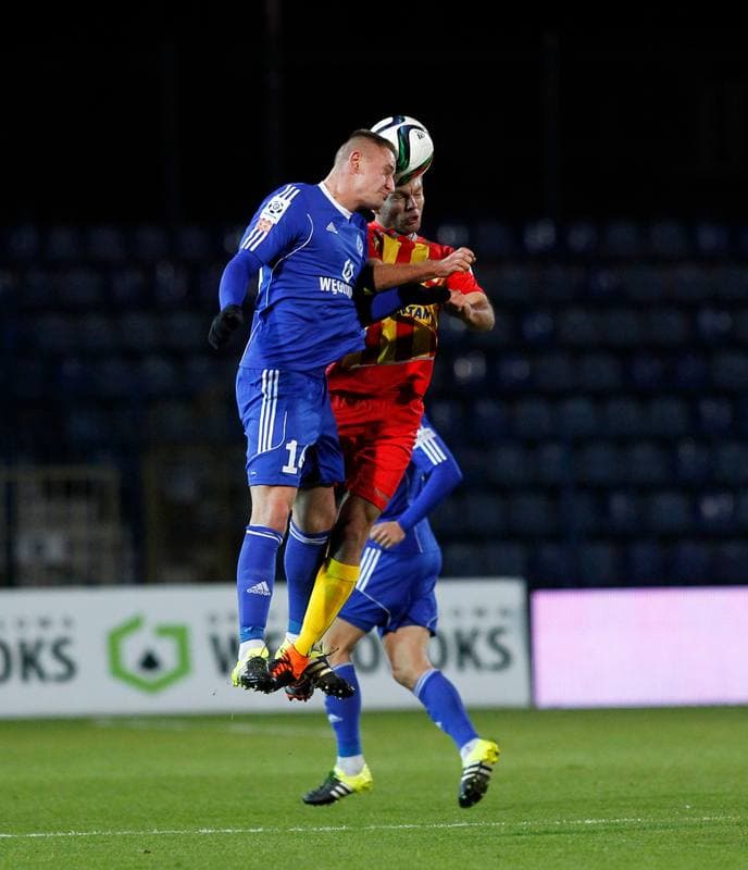 Football. PKO BP Ekstraklasa. Ruch Chorzow - Korona Kielce. 01.12.2015