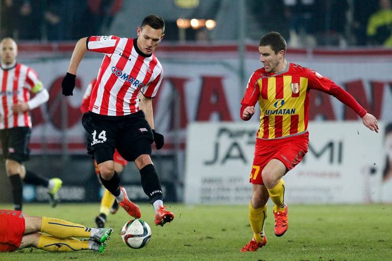 Football. T-Mobile Ekstraklasa. Cracovia Krakow - Korona Kielce. 22.05.2015
