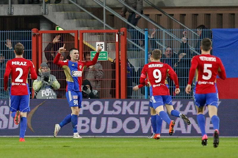 Football. T-Mobile Ekstraklasa. Piast Gliwice - Lech Poznan. 23.09.2013