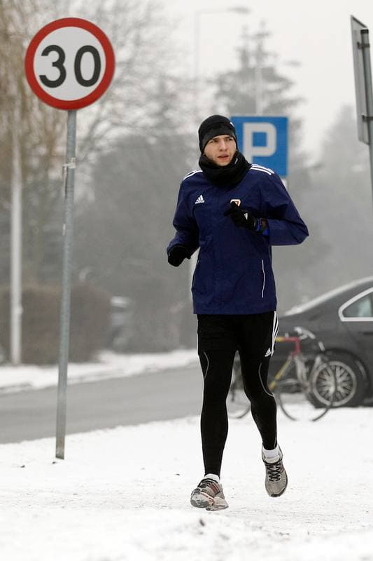 Football. Piast Gliwice. Training. 03.03.2015