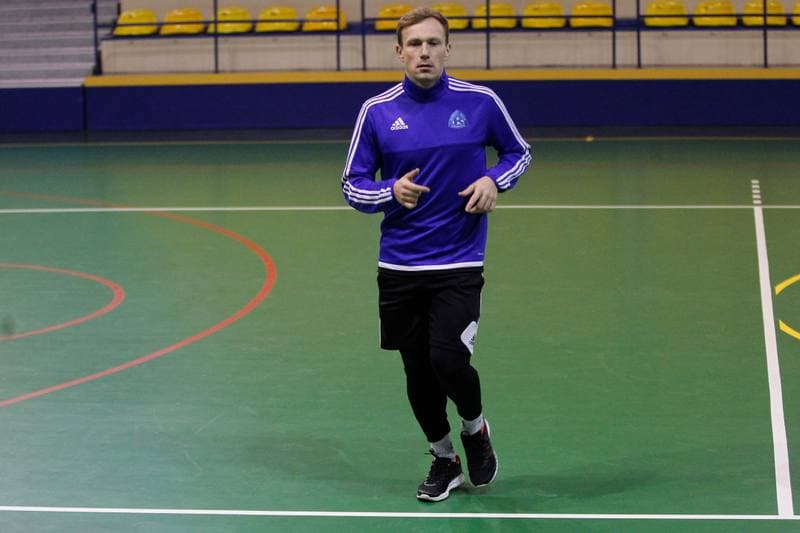 Football. Ruch Chorzow. Training. 07.01.2016