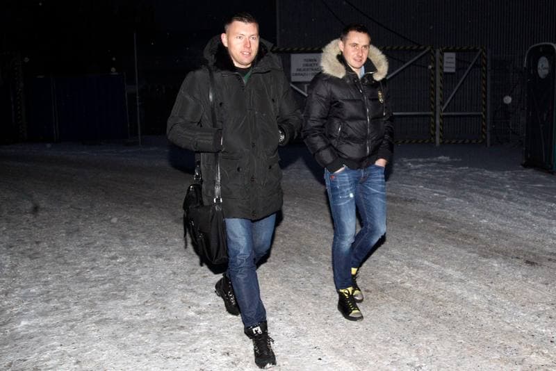 Football. Gornik Zabrze. Training. 12.11.2013