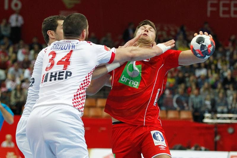 Handball. EHF Euro 2016. Norway - Croatia. 17.01.2016