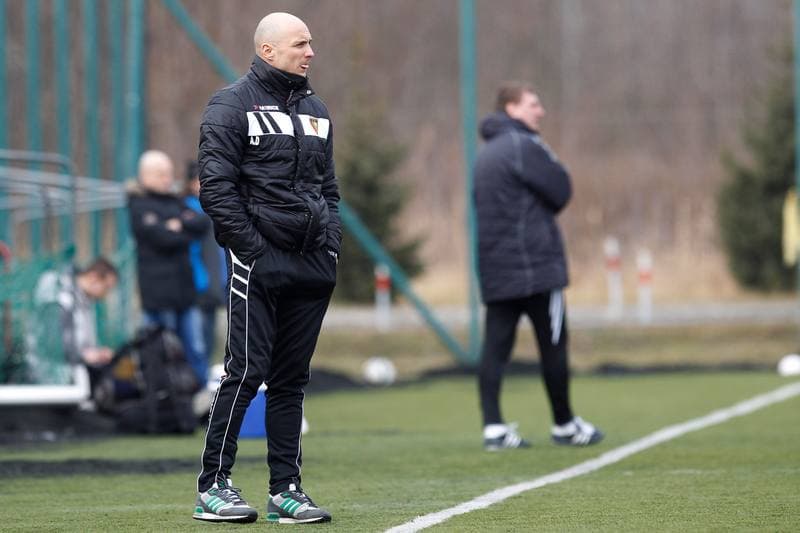 Football. Sparing. Zaglebie Sosnowiec - GKS Tychy. 27.01.2016
