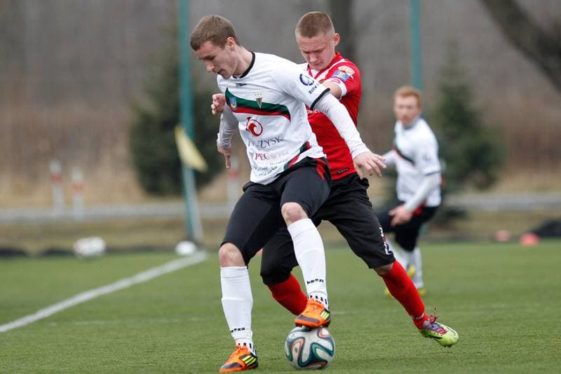 Football. Sparing. Zaglebie Sosnowiec - GKS Tychy. 27.01.2016